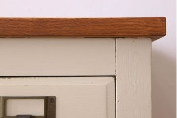 アンティーク家具　アンティークペイント　ネームプレート取っ手　サイドボード(チェスト・カウンター)