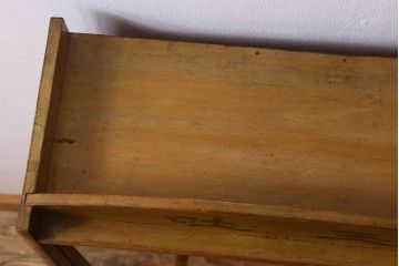 レトロ家具　昭和レトロ　古い書道具屋さんの筆収納棚(陳列棚)