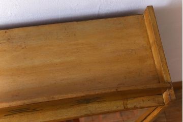 レトロ家具　昭和レトロ　古い書道具屋さんの筆収納棚(陳列棚)