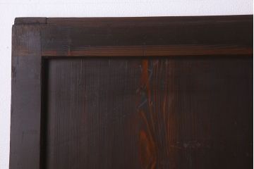 杉材　和製アンティーク　明治大正期　古い木味の帯戸4枚セット