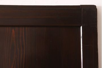 杉材　和製アンティーク　明治大正期　古い木味の帯戸4枚セット