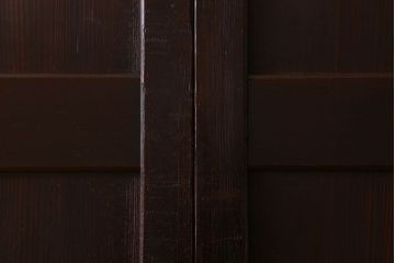 杉材　和製アンティーク　明治大正期　古い木味の帯戸4枚セット