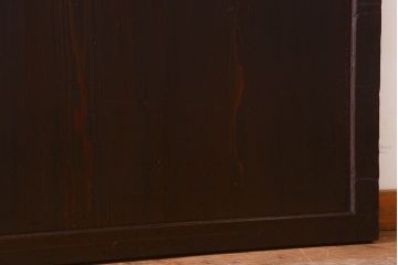 杉材　和製アンティーク　明治大正期　古い木味の帯戸4枚セット