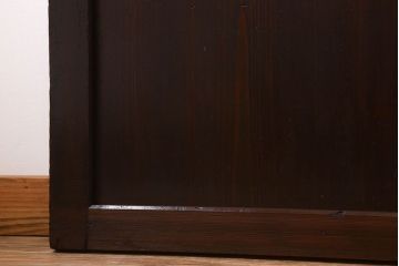 杉材　和製アンティーク　明治大正期　古い木味の帯戸4枚セット