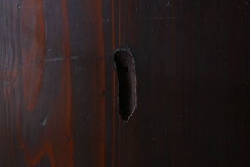 杉材　和製アンティーク　明治大正期　古い木味の帯戸2枚セット(1)
