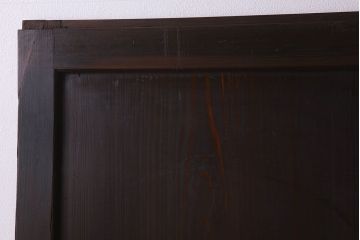 杉材　和製アンティーク　明治大正期　古い木味の帯戸2枚セット(1)