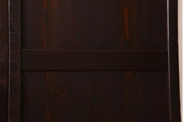杉材　和製アンティーク　明治大正期　古い木味の帯戸2枚セット(1)