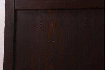 杉材　和製アンティーク　明治大正期　古い木味の帯戸2枚セット(1)