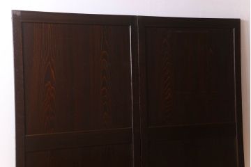 杉材　和製アンティーク　明治大正期　古い木味の帯戸2枚セット(3)