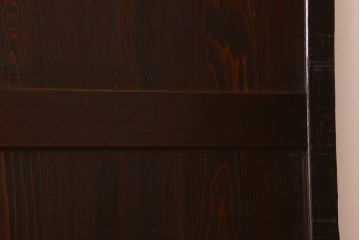 杉材　和製アンティーク　明治大正期　古い木味の帯戸2枚セット(3)