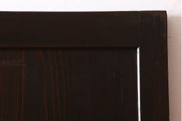 杉材　和製アンティーク　明治大正期　古い木味の帯戸2枚セット(3)