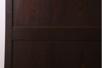 杉材　和製アンティーク　明治大正期　古い木味の帯戸2枚セット(3)