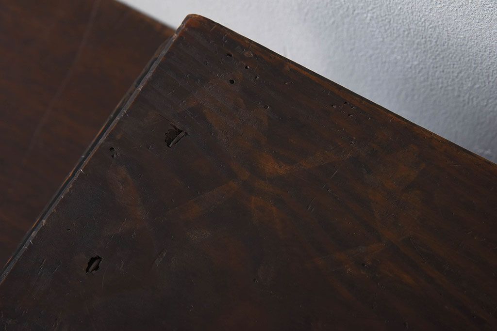 アンティーク雑貨　明治大正期　古い木味の小箱(木箱・収納箱)(1)