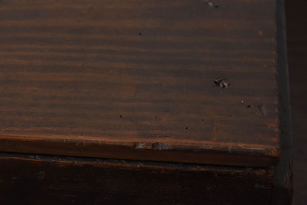 アンティーク雑貨　明治大正期　古い木味の小箱(木箱・収納箱)(1)