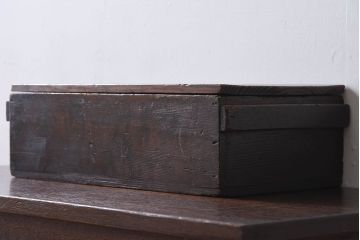 アンティーク雑貨　明治大正期　古い木味の小箱(木箱・収納箱)(1)