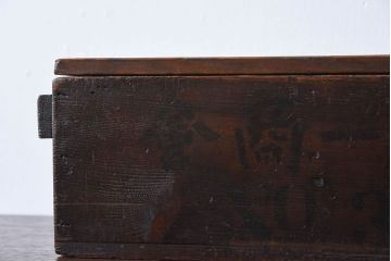 アンティーク雑貨　明治大正期　古い木味の小箱(木箱・収納箱)(1)