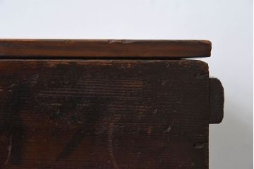 アンティーク雑貨　明治大正期　古い木味の小箱(木箱・収納箱)(1)