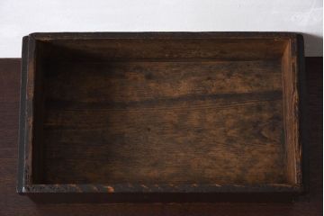 アンティーク雑貨　明治大正期　古い木味の小箱(木箱・収納箱)(1)