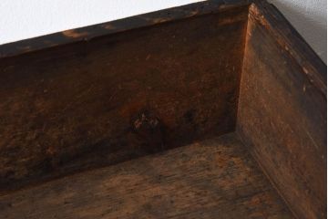 アンティーク雑貨　明治大正期　古い木味の小箱(木箱・収納箱)(1)