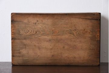 アンティーク雑貨　明治大正期　古い木味の小箱(木箱・収納箱)(2)