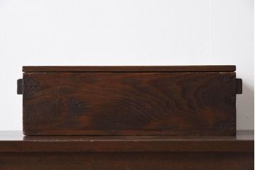 アンティーク雑貨　明治大正期　古い木味の小箱(木箱・収納箱)(2)