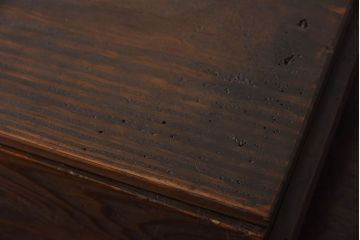 アンティーク雑貨　明治大正期　古い木味の小箱(木箱・収納箱)(2)