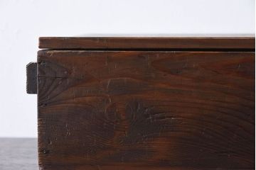 アンティーク雑貨　明治大正期　古い木味の小箱(木箱・収納箱)(2)