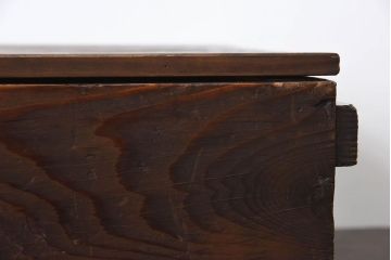 アンティーク雑貨　明治大正期　古い木味の小箱(木箱・収納箱)(2)