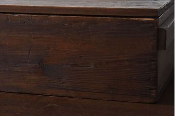 アンティーク雑貨　明治大正期　古い木味の小箱(木箱・収納箱)(2)