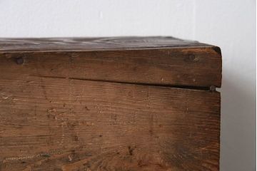 アンティーク雑貨　明治大正期　古い木味の小箱(木箱・収納箱)(2)