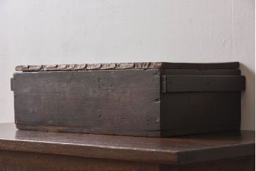 アンティーク雑貨　明治大正期　古い木味の小箱(木箱・収納箱)(3)