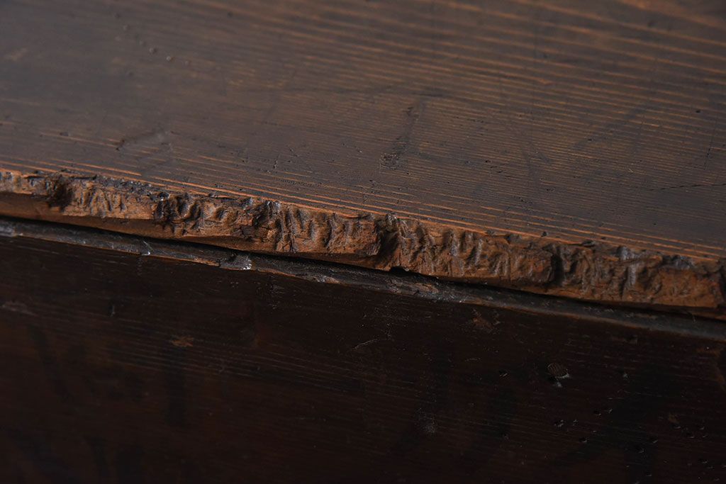 アンティーク雑貨　明治大正期　古い木味の小箱(木箱・収納箱)(3)