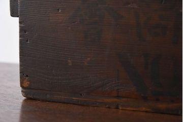 アンティーク雑貨　明治大正期　古い木味の小箱(木箱・収納箱)(3)