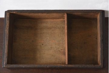 アンティーク雑貨　明治大正期　古い木味の小箱(木箱・収納箱)(3)