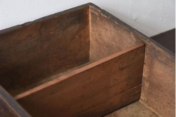 アンティーク雑貨　明治大正期　古い木味の小箱(木箱・収納箱)(3)