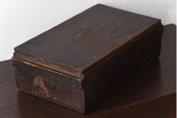 アンティーク雑貨　明治大正期　古い木味の小箱(木箱・収納箱)