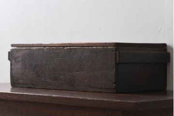 アンティーク雑貨　明治大正期　古い木味の小箱(木箱・収納箱)