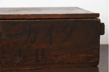 アンティーク雑貨　明治大正期　古い木味の小箱(木箱・収納箱)