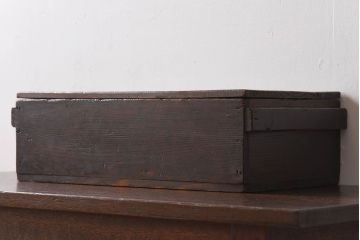 アンティーク雑貨　和製アンティーク　明治大正期　古い木味の小箱(木箱・収納箱)(1)