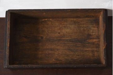 アンティーク雑貨　和製アンティーク　明治大正期　古い木味の小箱(木箱・収納箱)(1)