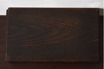 アンティーク雑貨　和製アンティーク　明治大正期　古い木味の小箱(木箱・収納箱)(2)