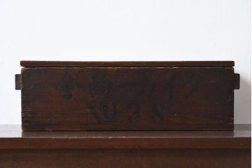 アンティーク雑貨　和製アンティーク　明治大正期　古い木味の小箱(木箱・収納箱)(2)