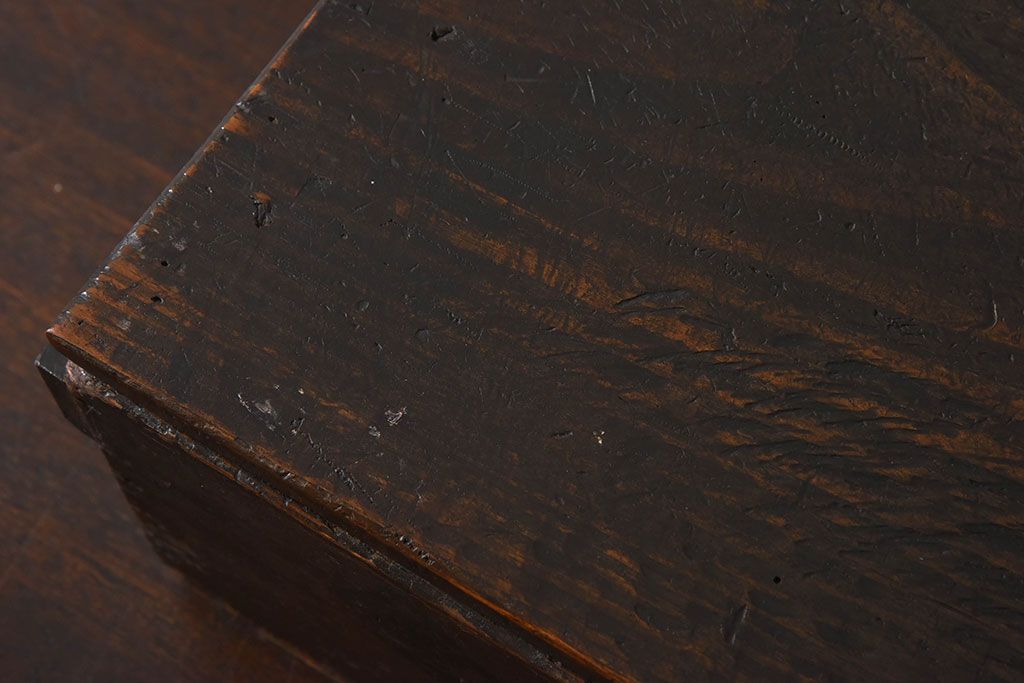 アンティーク雑貨　和製アンティーク　明治大正期　古い木味の小箱(木箱・収納箱)(2)