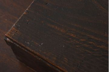 アンティーク雑貨　和製アンティーク　明治大正期　古い木味の小箱(木箱・収納箱)(2)