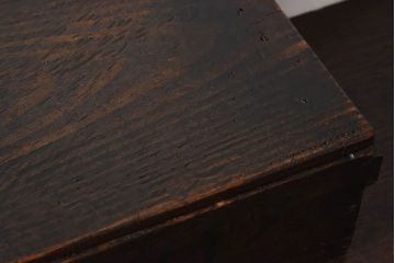 アンティーク雑貨　和製アンティーク　明治大正期　古い木味の小箱(木箱・収納箱)(2)