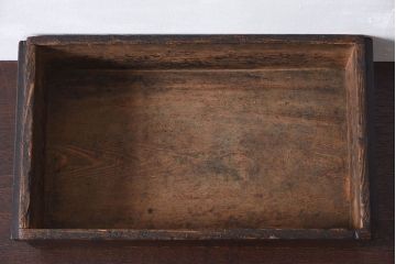 アンティーク雑貨　和製アンティーク　明治大正期　古い木味の小箱(木箱・収納箱)(2)