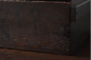 アンティーク雑貨　和製アンティーク　明治大正期　古い木味の小箱(木箱・収納箱)(2)