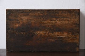 アンティーク雑貨　和製アンティーク　明治大正期　古い木味の小箱(木箱・収納箱)(2)