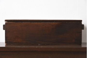 アンティーク雑貨　和製アンティーク　明治大正期　古い木味の小箱(木箱・収納箱)(3)