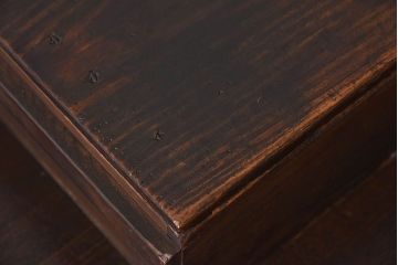 アンティーク雑貨　和製アンティーク　明治大正期　古い木味の小箱(木箱・収納箱)(3)